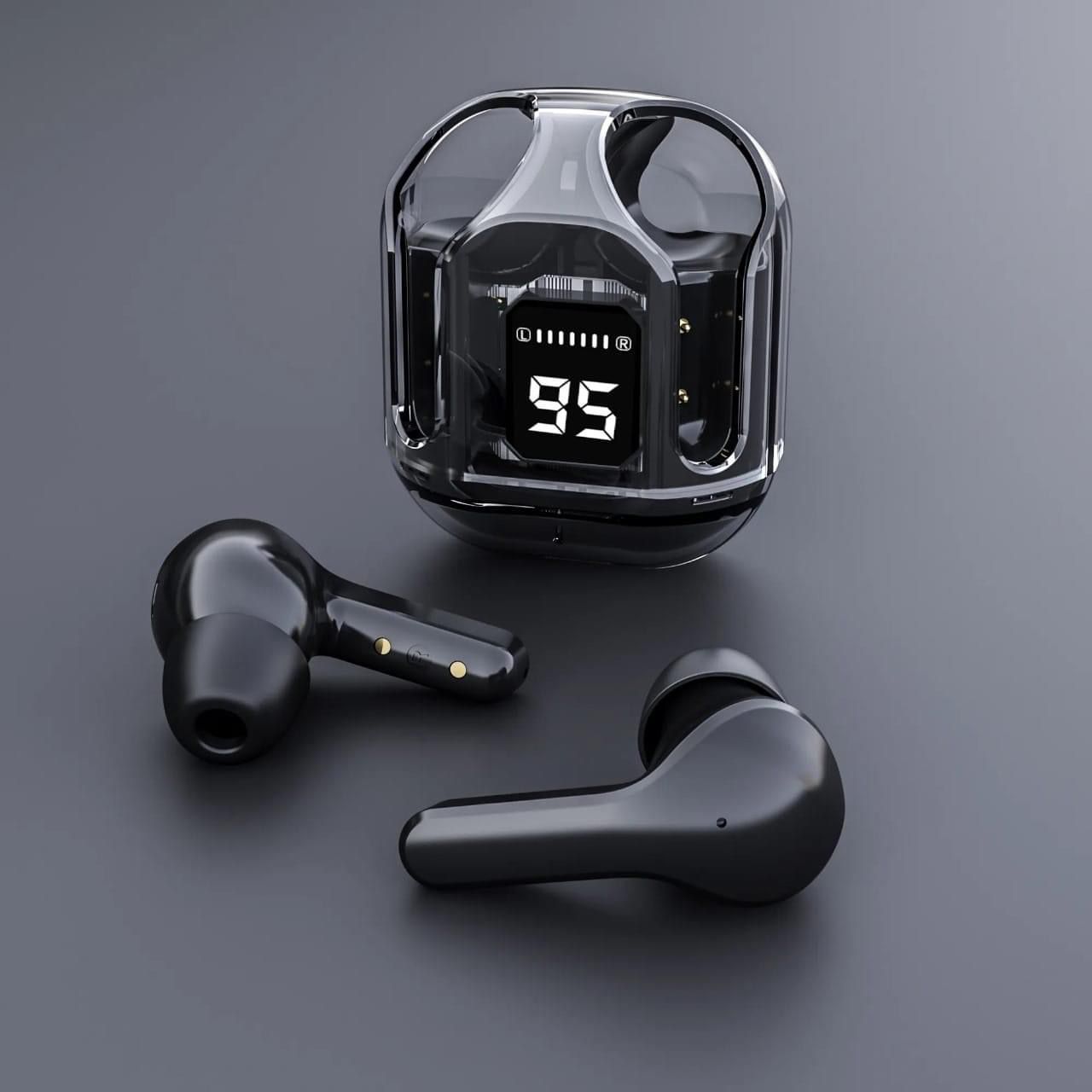 Premium Transparent Wireless Earbuds – Style Meets Performance!