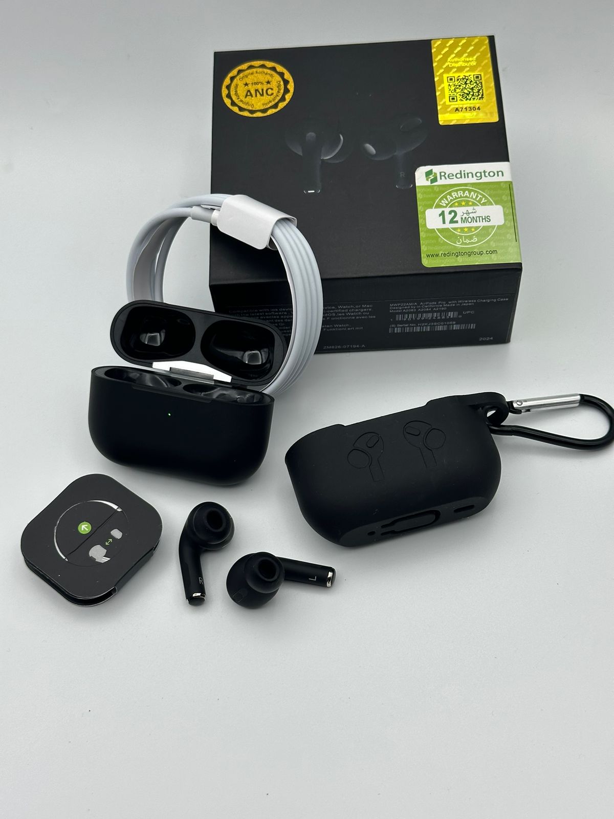 Black Edition Pro Wireless Earbuds – Premium Sound & Ultimate Style!